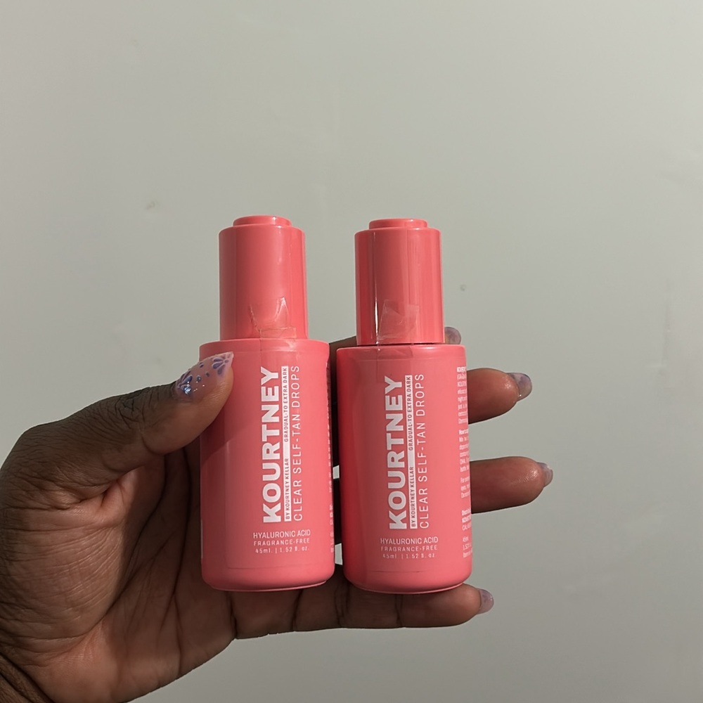 Kourtney Kellar Self-Tan Drops (2-Pack) - Hyaluronic Acid Infused ☀️ - Picture 2 of 5